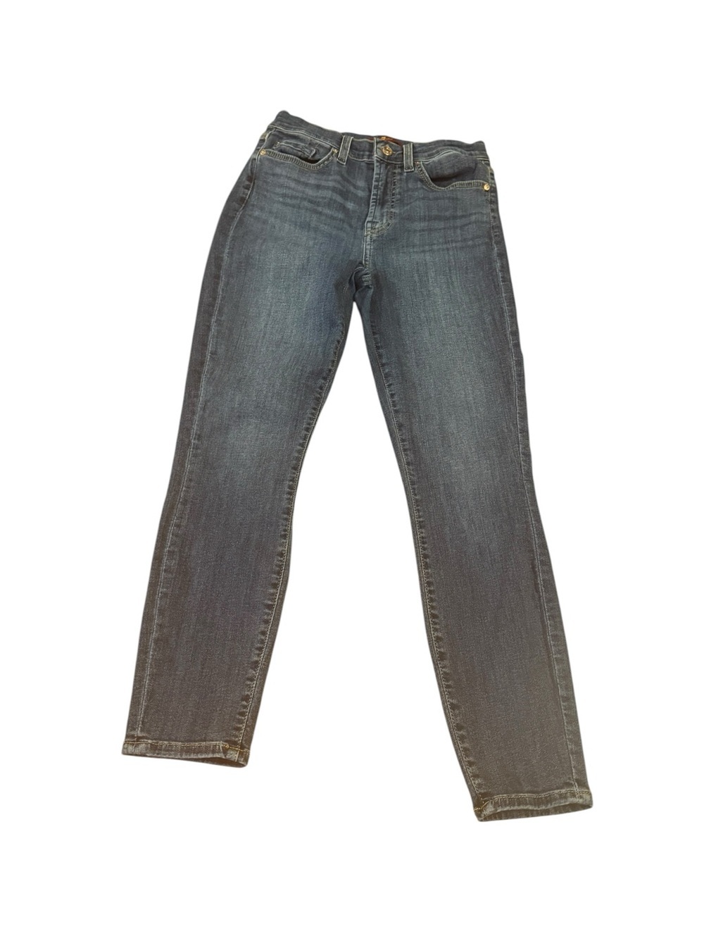 7 for all mankind Women's Dark Wash Skinny Jeans - Classic Fit